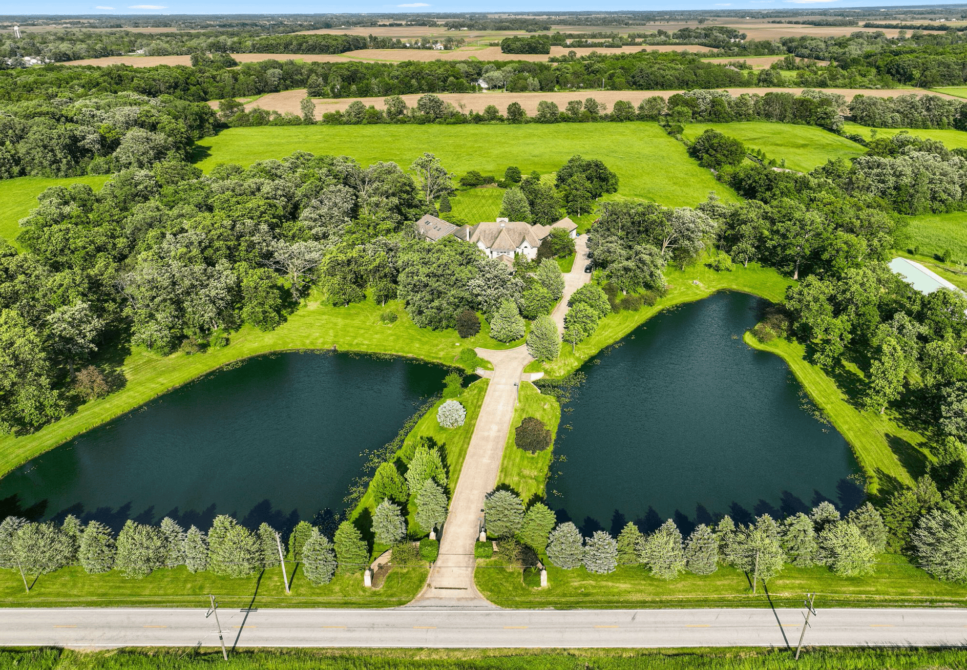 40 Acre Indiana Estate With 2 Ponds And An Indoor Pool