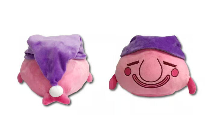 Dense Cuddlable Plushies : sleepy blobfish plushie