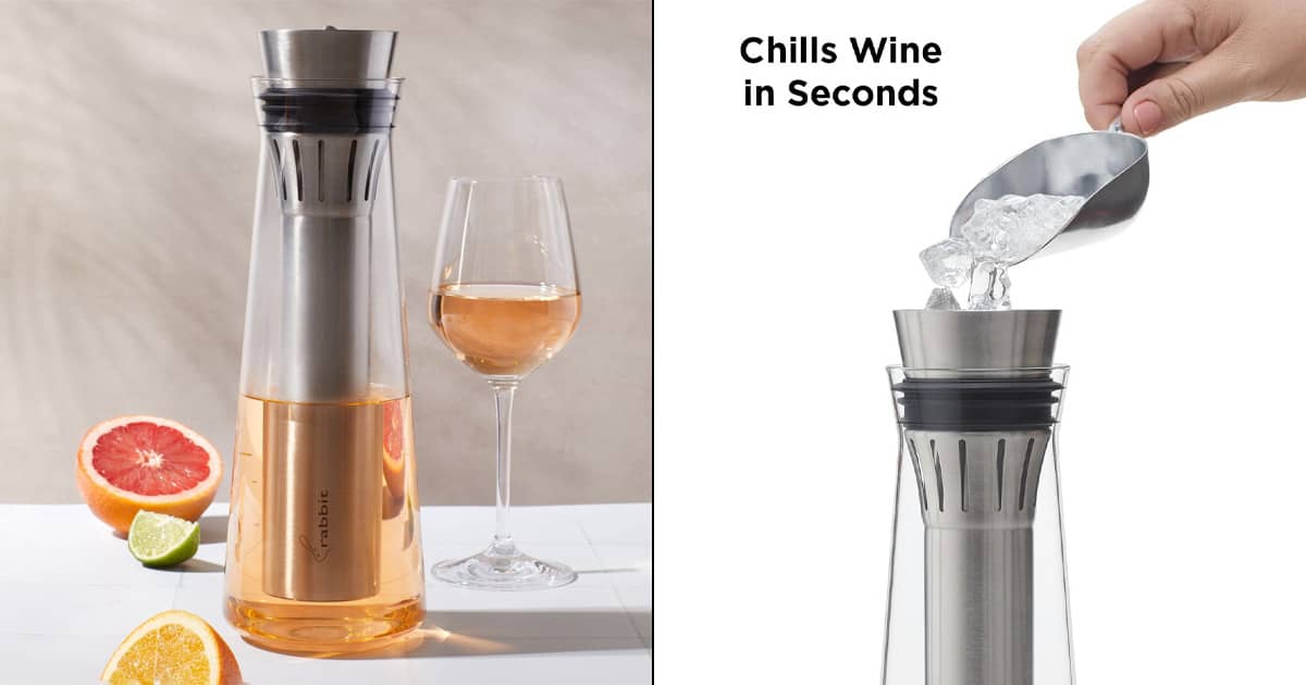 Rabbit Wine Chilling Carafe and Aerator