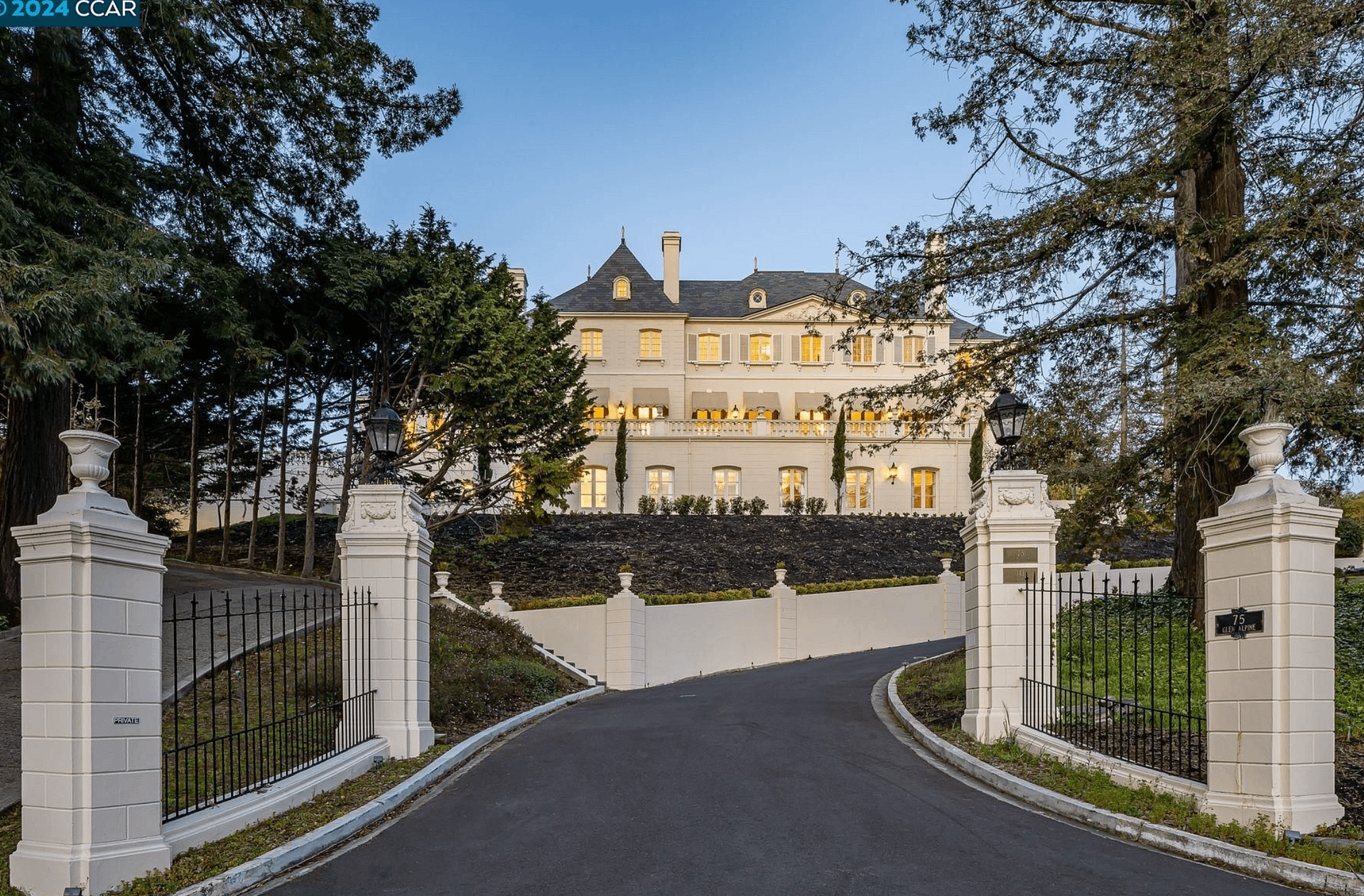 Historic French Chateau In Piedmont, California (FLOOR PLANS)